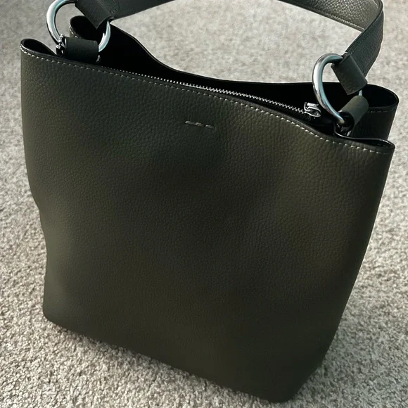 COACH Mollie Town Olive Bucket Bag - Picture 4 of 13
